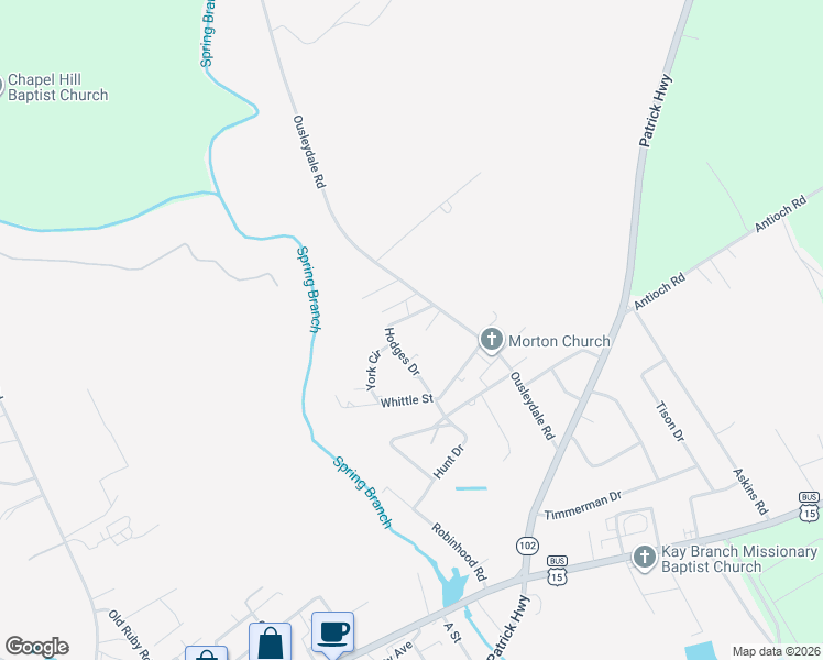 map of restaurants, bars, coffee shops, grocery stores, and more near 1338 Hodges Drive in Hartsville