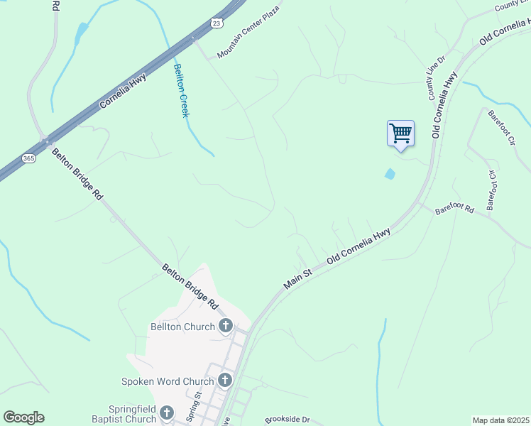 map of restaurants, bars, coffee shops, grocery stores, and more near 5508 Mountain View Parkway in Lula