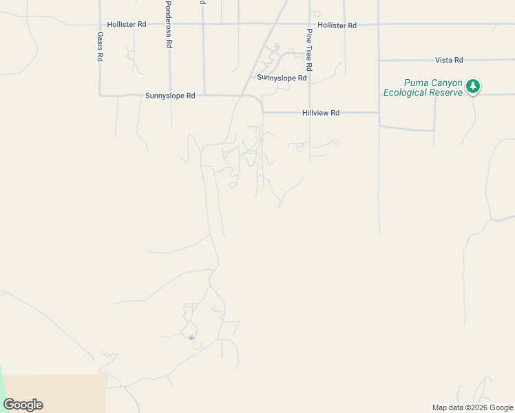 map of restaurants, bars, coffee shops, grocery stores, and more near 8585 Hillside Place in Pinon Hills