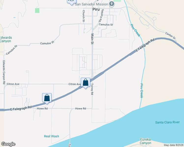 map of restaurants, bars, coffee shops, grocery stores, and more near 93 Main Street in Fillmore