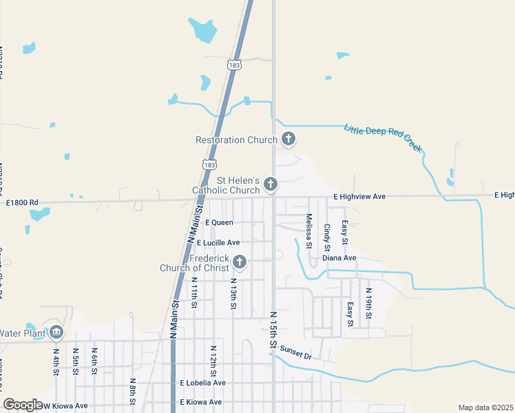 map of restaurants, bars, coffee shops, grocery stores, and more near 1600-1624 North 14th Street in Frederick