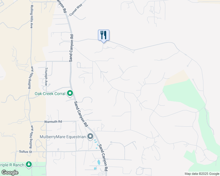 map of restaurants, bars, coffee shops, grocery stores, and more near 15932 Live Oak Springs Canyon Road in Santa Clarita