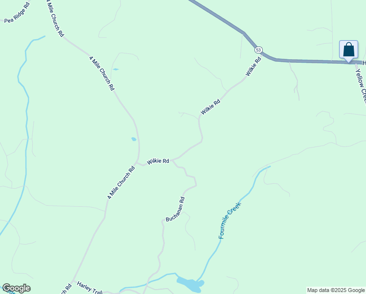 map of restaurants, bars, coffee shops, grocery stores, and more near 704 Wilkie Road in Ball Ground