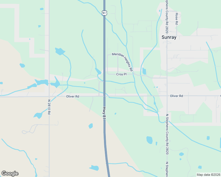 map of restaurants, bars, coffee shops, grocery stores, and more near 28 RR 2 in Comanche