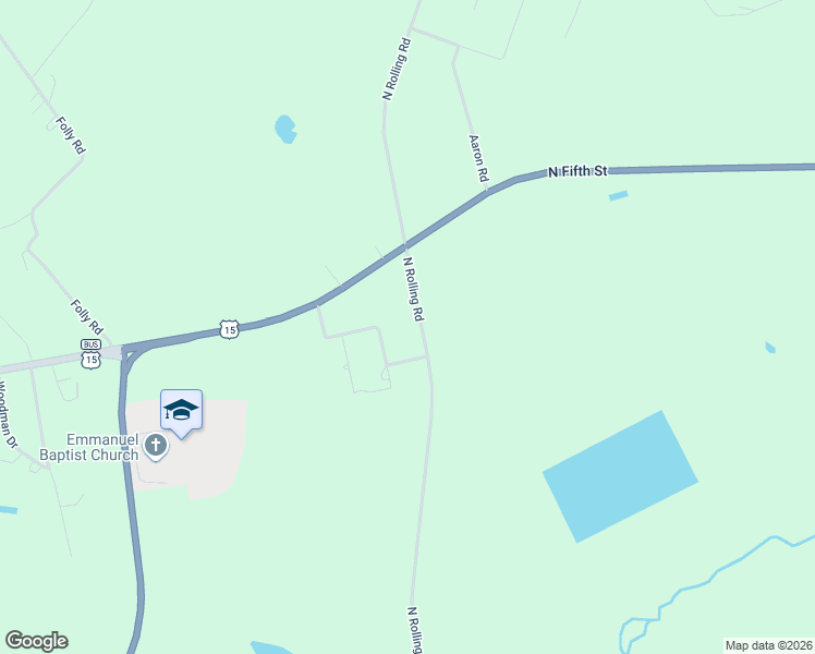 map of restaurants, bars, coffee shops, grocery stores, and more near 1024 North Rolling Road in Hartsville