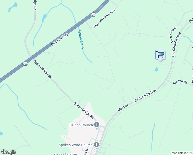 map of restaurants, bars, coffee shops, grocery stores, and more near 5443 Cool Creek Court in Lula