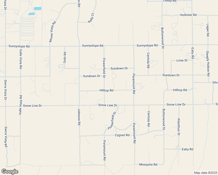 map of restaurants, bars, coffee shops, grocery stores, and more near 8595 Flowerfield Road in Phelan