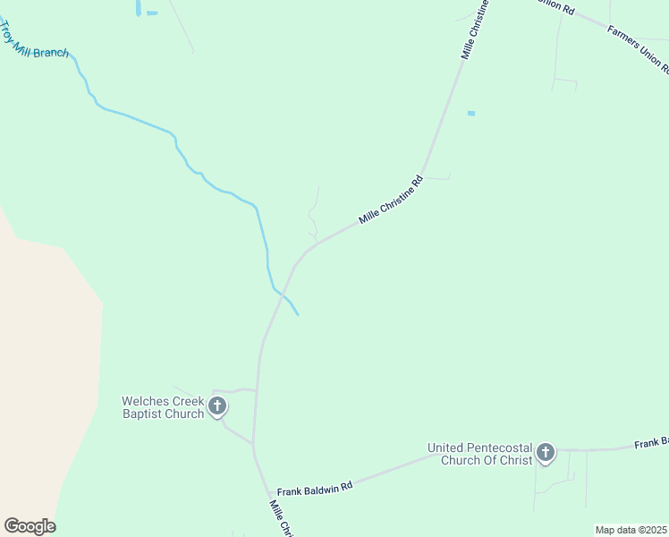 map of restaurants, bars, coffee shops, grocery stores, and more near 2318 Mille Christine Road in Whiteville