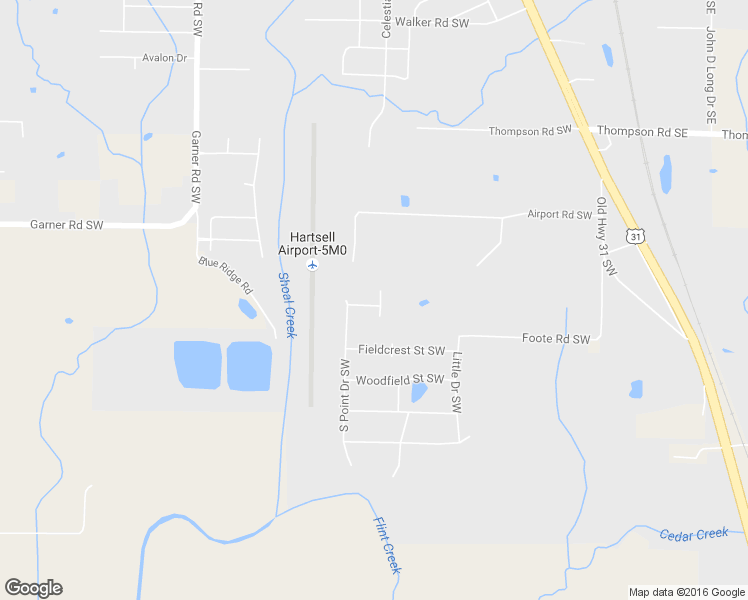map of restaurants, bars, coffee shops, grocery stores, and more near 401 Mimosa Lane in Hartselle
