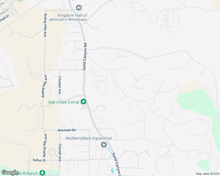map of restaurants, bars, coffee shops, grocery stores, and more near 27520 Trail Ridge Road in Santa Clarita
