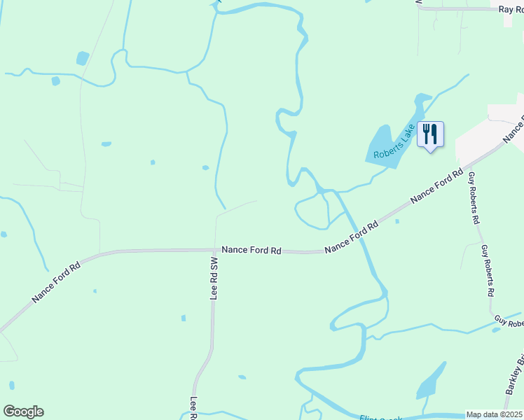 map of restaurants, bars, coffee shops, grocery stores, and more near 198 Aycock Road in Hartselle