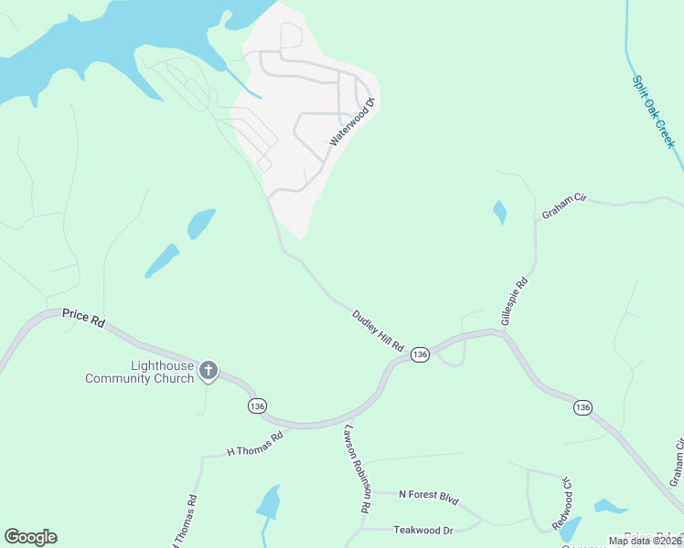 map of restaurants, bars, coffee shops, grocery stores, and more near 5164 Dudley Hill Road in Gainesville