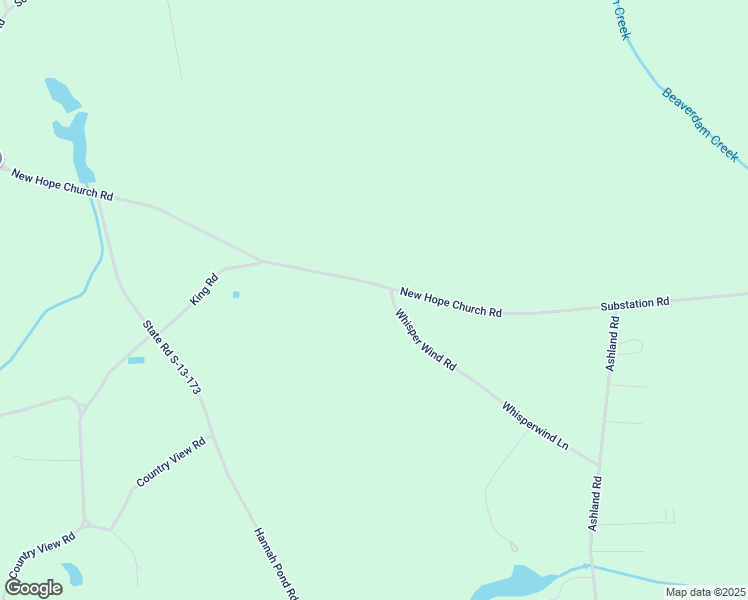 map of restaurants, bars, coffee shops, grocery stores, and more near 2408 New Hope Church Road in McBee