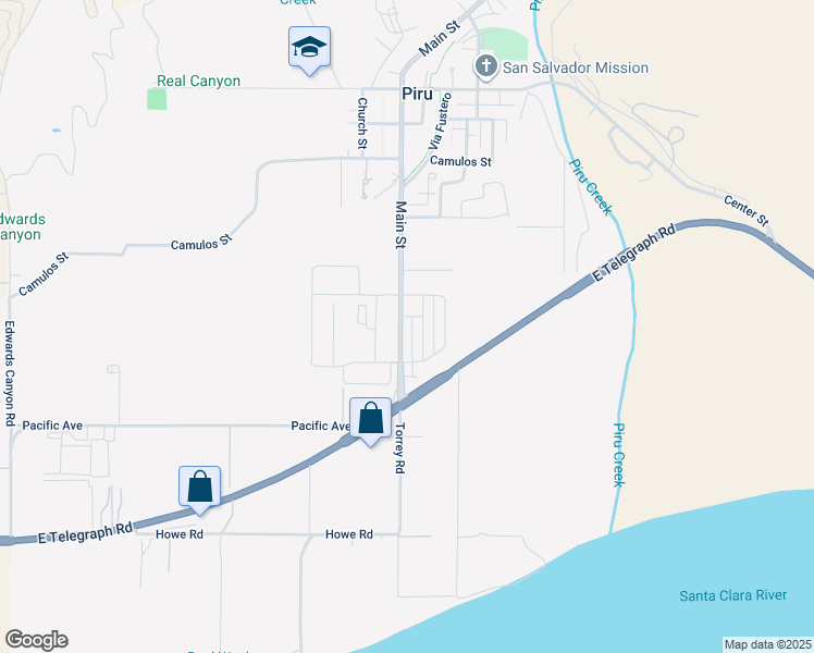 map of restaurants, bars, coffee shops, grocery stores, and more near 110 Main Street in Fillmore