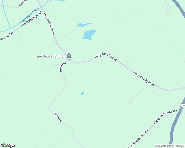 map of restaurants, bars, coffee shops, grocery stores, and more near 3649 Highway 441 Bypass in Alto