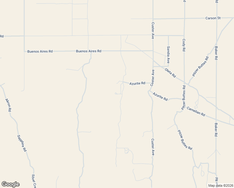 map of restaurants, bars, coffee shops, grocery stores, and more near 31077 Azurite Road in Lucerne Valley