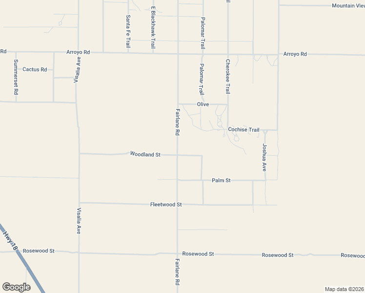 map of restaurants, bars, coffee shops, grocery stores, and more near 8533 Fairlane Road in Lucerne Valley