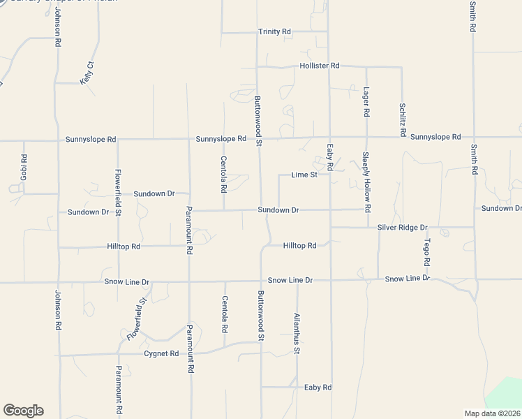 map of restaurants, bars, coffee shops, grocery stores, and more near 5501 Sundown Drive in Phelan