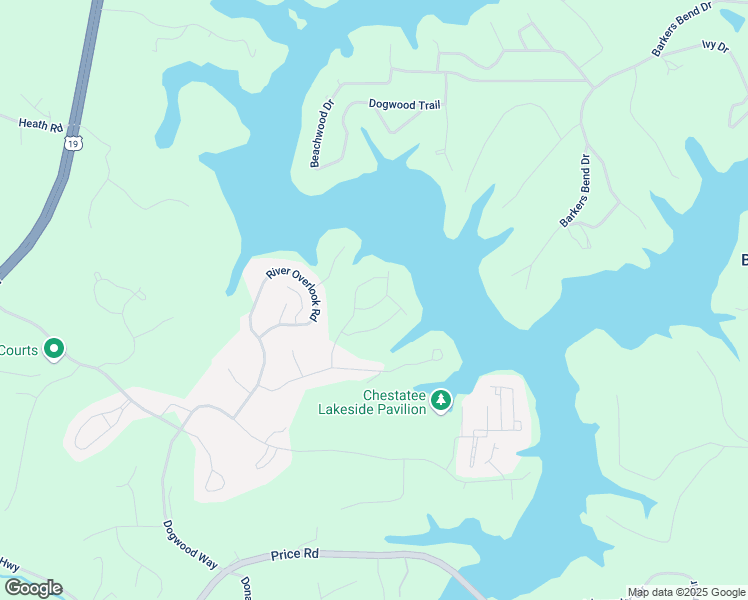 map of restaurants, bars, coffee shops, grocery stores, and more near 61 Finley Creek Drive in Dawsonville