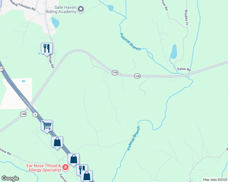 map of restaurants, bars, coffee shops, grocery stores, and more near 187 Refuge Valley Road in Jasper