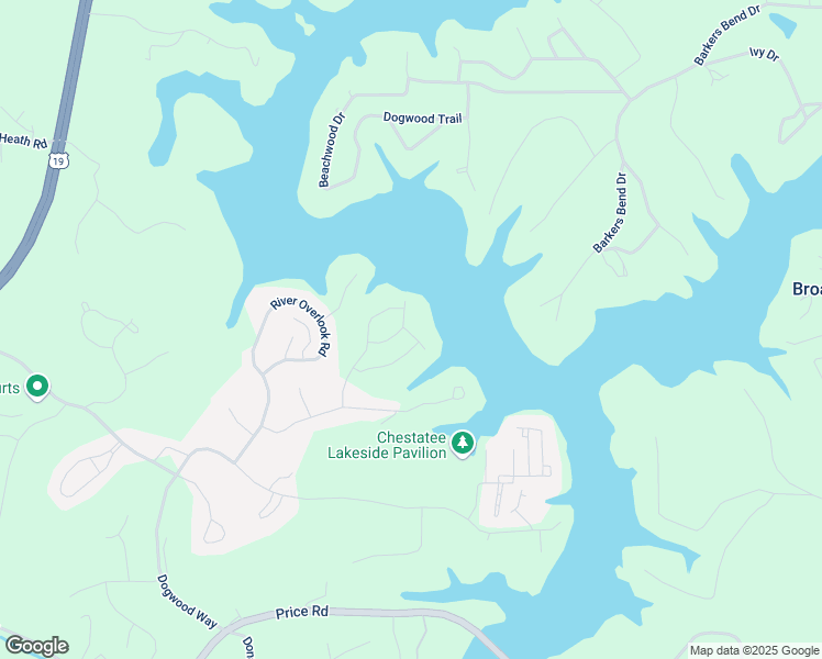 map of restaurants, bars, coffee shops, grocery stores, and more near 74 Finley Creek Drive in Dawsonville