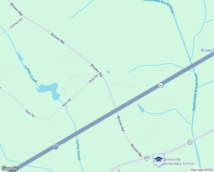 map of restaurants, bars, coffee shops, grocery stores, and more near 711 Brown Road in Martin