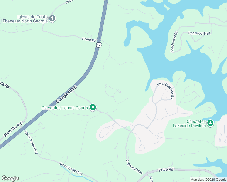 map of restaurants, bars, coffee shops, grocery stores, and more near 48 Scarlet Oak Lane in Dawsonville