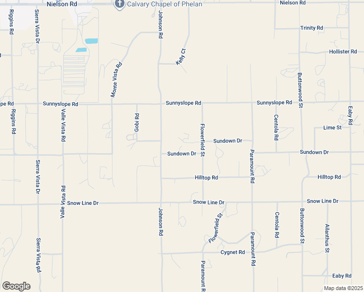 map of restaurants, bars, coffee shops, grocery stores, and more near 4949 Sundown Dr in Phelan