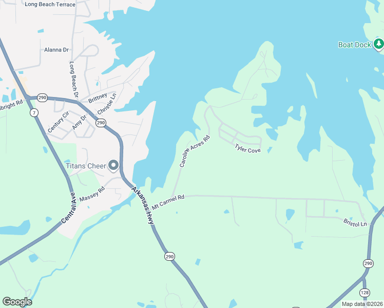 map of restaurants, bars, coffee shops, grocery stores, and more near 182 Caroline Acres Road in Hot Springs