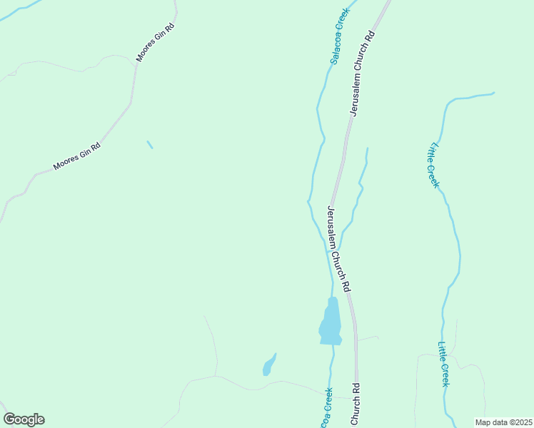 map of restaurants, bars, coffee shops, grocery stores, and more near 1275 Jerusalem Church Road in Waleska
