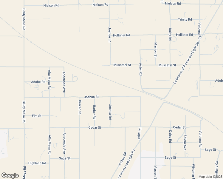 map of restaurants, bars, coffee shops, grocery stores, and more near Joshua Road in Oak Hills