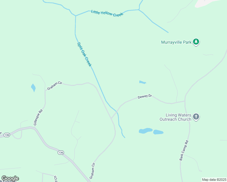 map of restaurants, bars, coffee shops, grocery stores, and more near 5072 Graham Circle in Gainesville