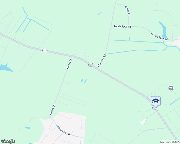 map of restaurants, bars, coffee shops, grocery stores, and more near 2639 North Carolina 133 in Rocky Point