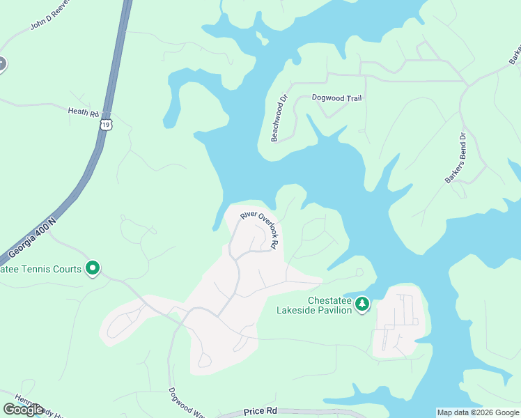 map of restaurants, bars, coffee shops, grocery stores, and more near 494 River Overlook Road in Dawsonville