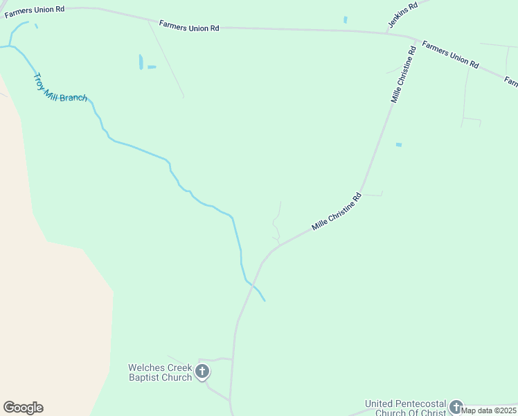 map of restaurants, bars, coffee shops, grocery stores, and more near 2329 Mille Christine Road in Clarkton