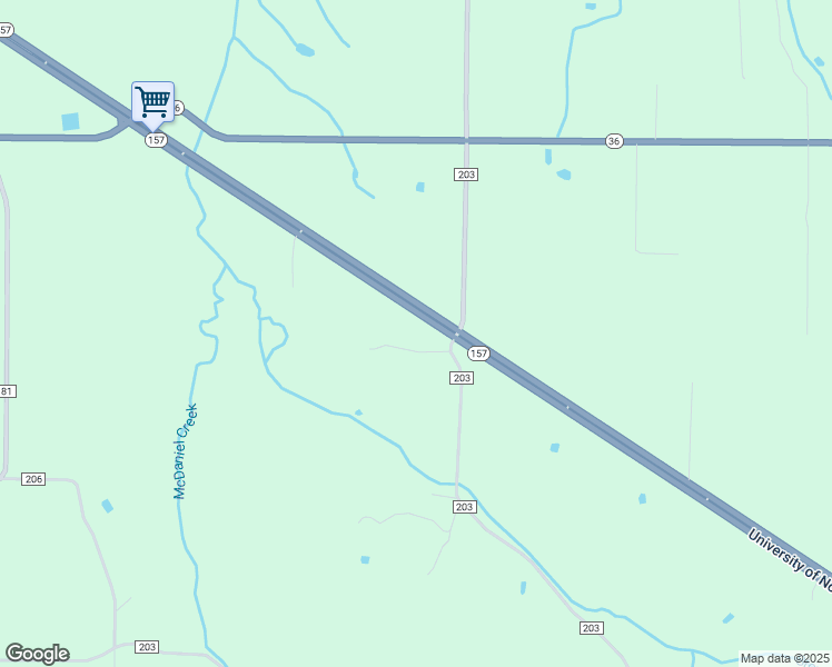 map of restaurants, bars, coffee shops, grocery stores, and more near 2797 County Road 157 in Danville