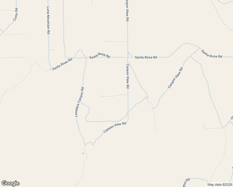 map of restaurants, bars, coffee shops, grocery stores, and more near Canyon View Road in San Bernardino County