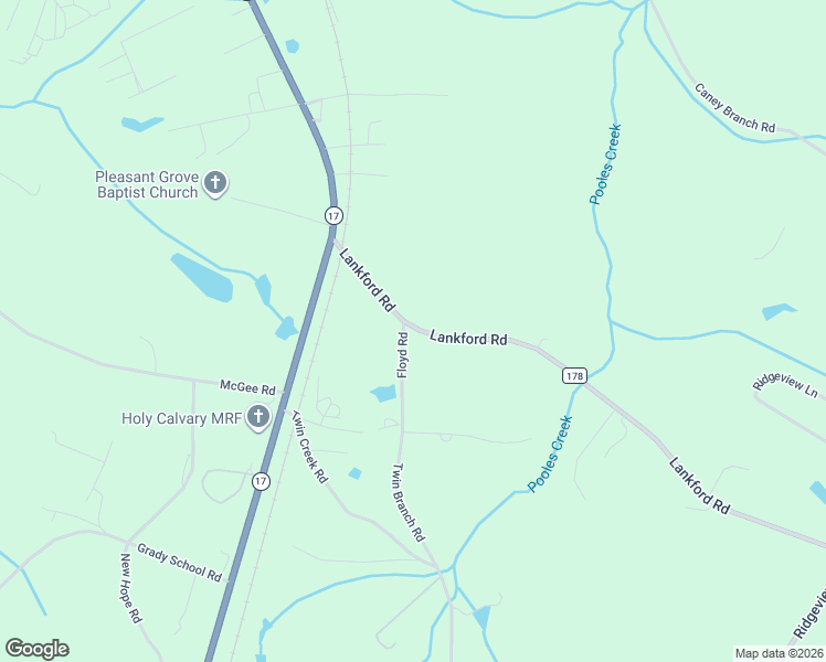 map of restaurants, bars, coffee shops, grocery stores, and more near 241 Lankford Road in Lavonia