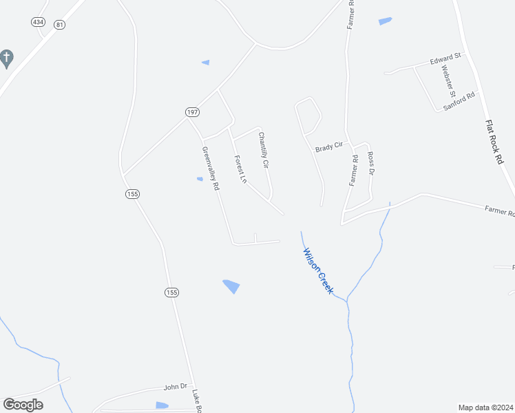 map of restaurants, bars, coffee shops, grocery stores, and more near 236 Forest Lane in Starr