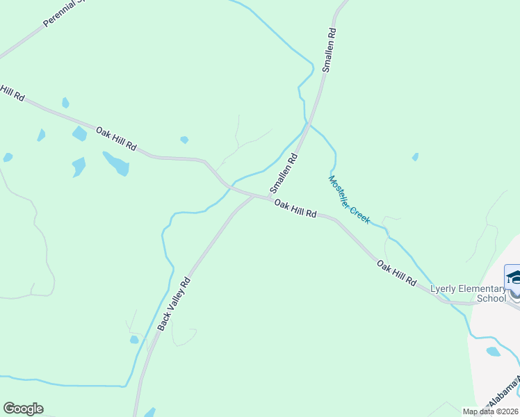 map of restaurants, bars, coffee shops, grocery stores, and more near 1161 Oak Hill Road in Lyerly