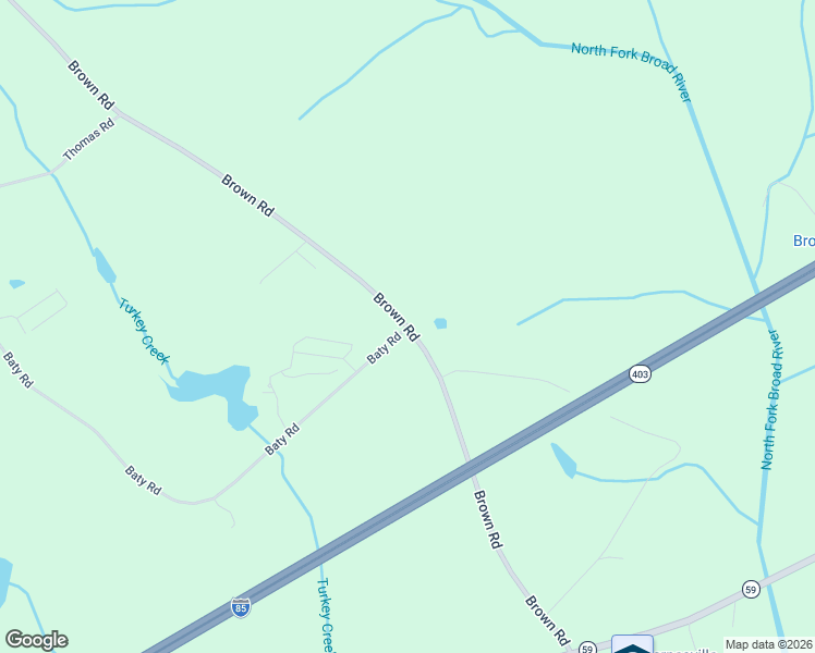 map of restaurants, bars, coffee shops, grocery stores, and more near 711-799 Brown Road in Martin