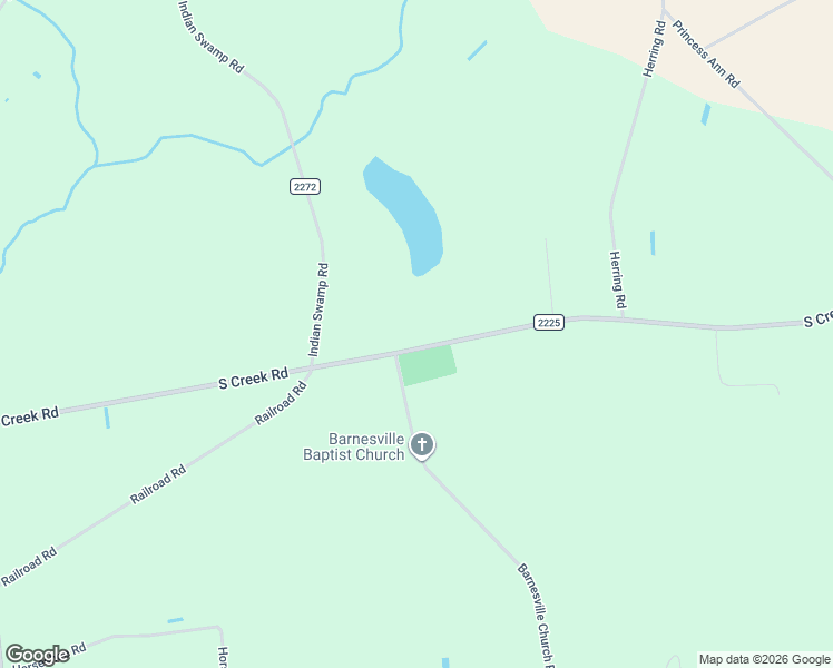 map of restaurants, bars, coffee shops, grocery stores, and more near 6524 South Creek Road in Orrum