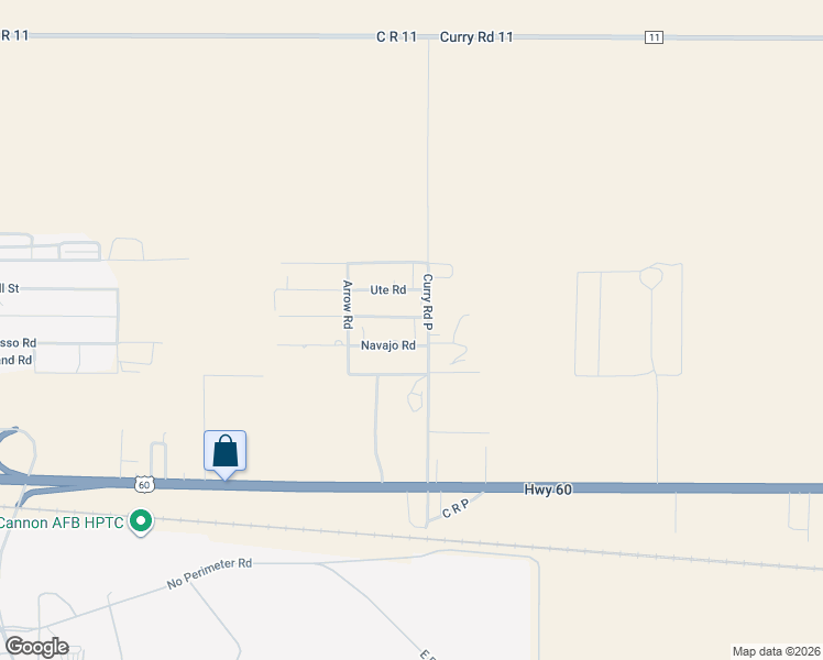 map of restaurants, bars, coffee shops, grocery stores, and more near 1035-1039 Curry Road P in Clovis