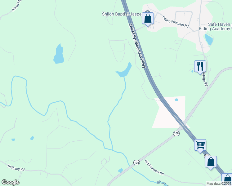 map of restaurants, bars, coffee shops, grocery stores, and more near in Jasper