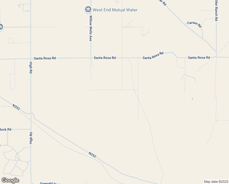 map of restaurants, bars, coffee shops, grocery stores, and more near Grandview Road in Lucerne Valley