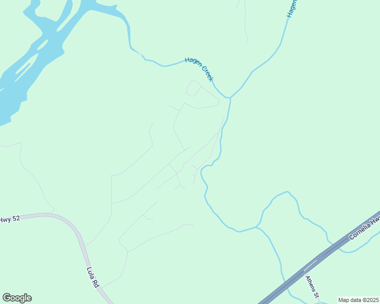 map of restaurants, bars, coffee shops, grocery stores, and more near 6414 Woodland Station Drive in Lula