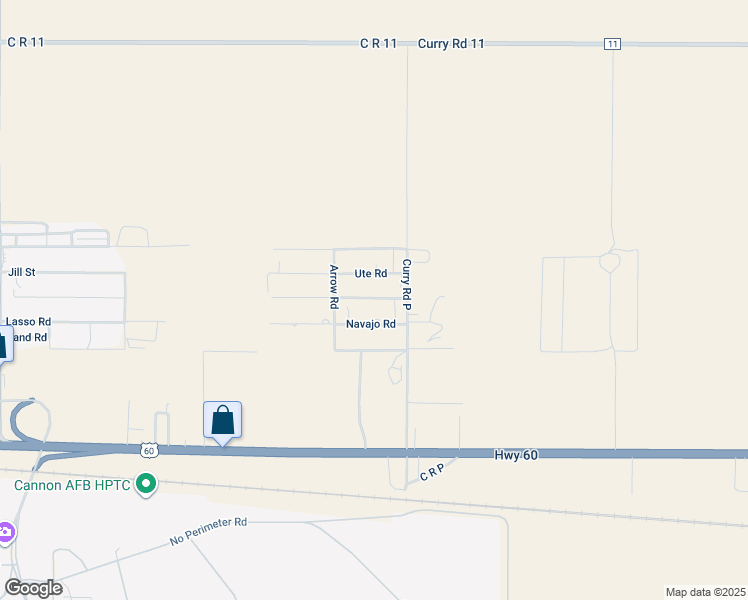map of restaurants, bars, coffee shops, grocery stores, and more near 50 Ute Road in Clovis