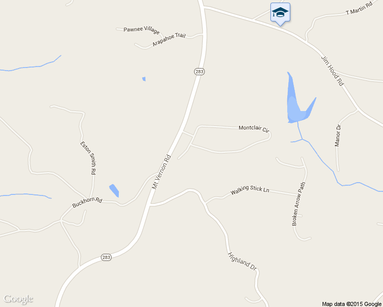 map of restaurants, bars, coffee shops, grocery stores, and more near 4643 Montclair Cir in Gainesville