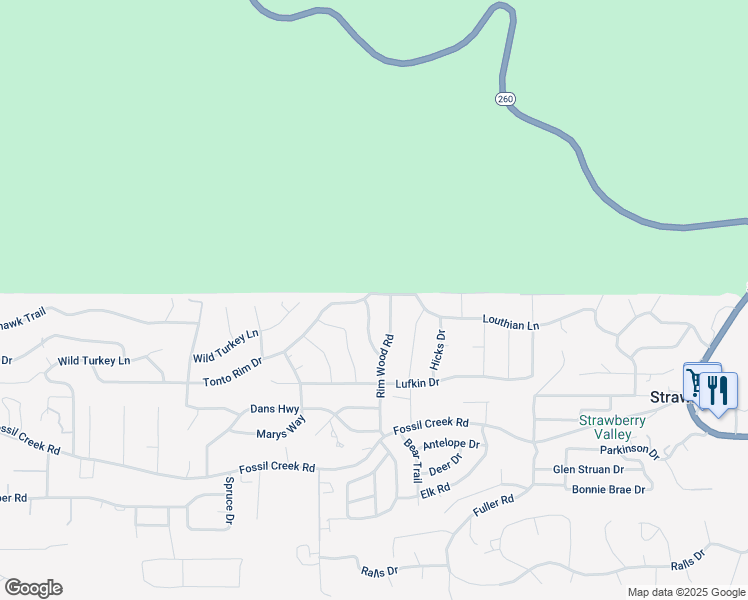 map of restaurants, bars, coffee shops, grocery stores, and more near 8683 Wingfield Way in Pine