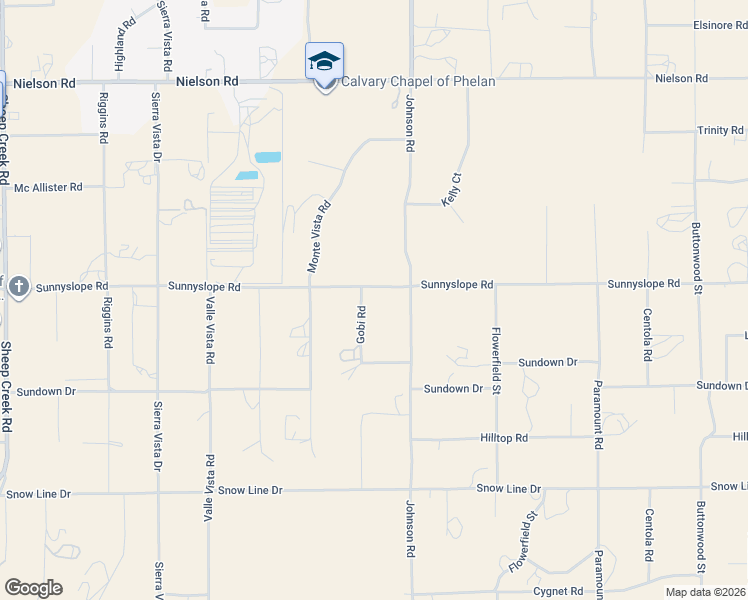 map of restaurants, bars, coffee shops, grocery stores, and more near 8775 Gobi Road in Phelan